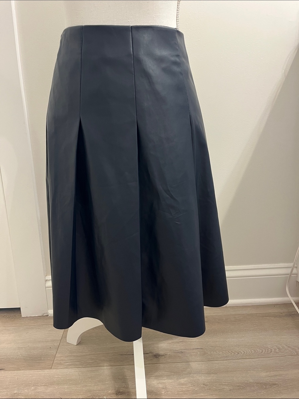 J. Crew A-Line Faux Leather Skirt Size 12